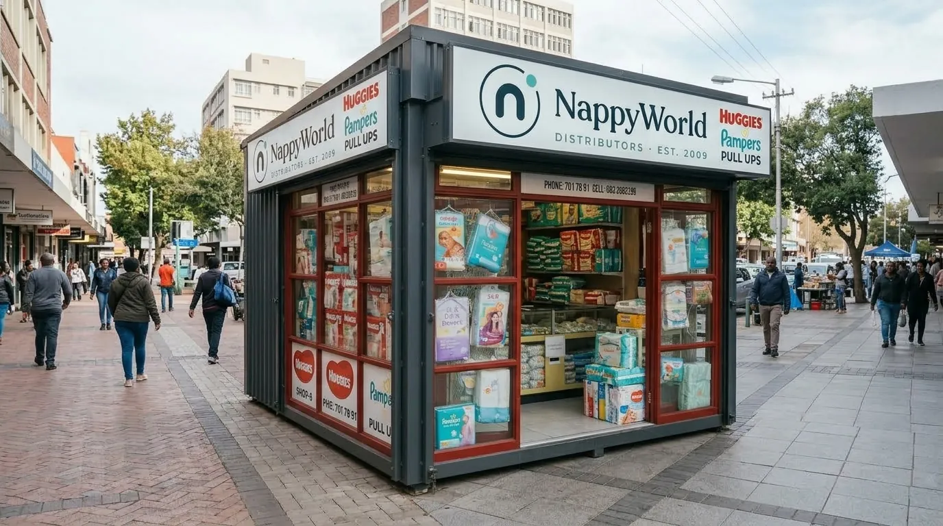 The NappyWorld kiosk
